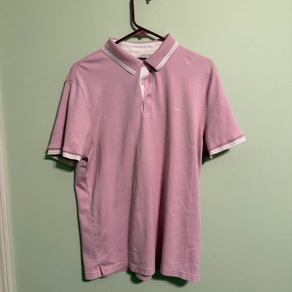 Michael Kors Pink Polo Shirt Classic Design